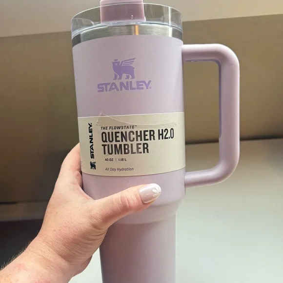 Stanley Quencher H2.0 FlowState Orchid Soft Matte 40 oz. Tumbler Water Cup NEW - Picture 4 of 7